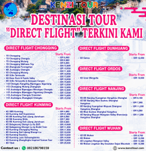 DESTINASI TOUR “DIRECT FLIGHT” TERKINI KAMI