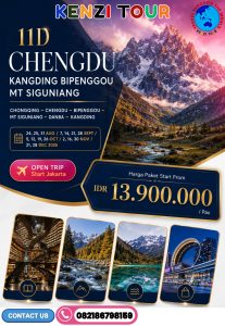 11D CHENGDU KANGDING BIPENGGOU MT SIGUNIANG