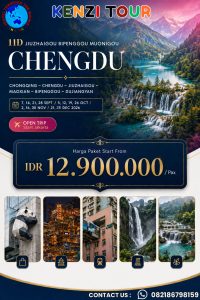 11D JIUZHAIGOU – BIPENGGOU – MUONIGOU – CHENGDU