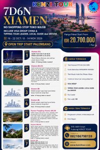 7D6N XIAMEN
