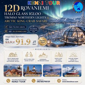 ROVANIEMI HALO GLASS IGLOO – TROMSO NORTHERN LIGHTS & ARCTIC KING CRAB SAFARI