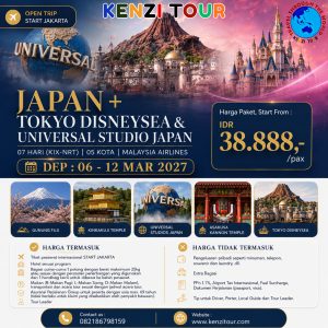 JAPAN + TOKYO DISNEYSEA & UNIVERSAL STUDIO JAPAN