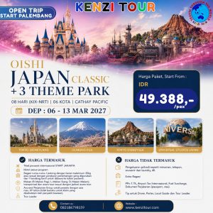 OISHI JAPAN CLASSIC + 3 THEME PARK