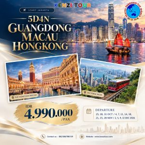 5D4N GUANGDONG MACAU HONGKONG