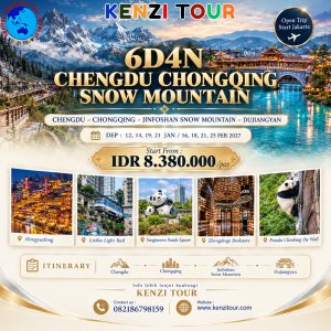 6D4N CHENGDU CHONGQING SNOW MOUNTAIN