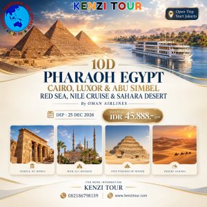 10D PHARAOH EGYPT CAIRO, LUXOR & ABU SIMBEL RED SEA, NILE CRUISE & SAHARA DESERT