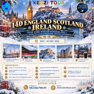 14D ENGLAND SCOTLAND IRELAND HYDE PARK WINTER WONDERLAND + ROYAL HIGH TEA & BUSTRONOME DINING EXPERIENCE