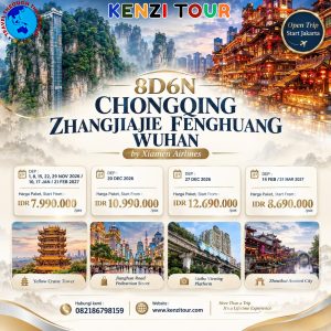 8D6N CHONGQING ZHANGJIAJIE FENGHUANG WUHAN