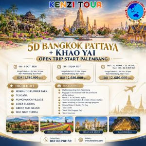5D BANGKOK PATTAYA + KHAO YAI