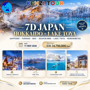 7D JAPAN HOKKAIDO + LAKE TOYA
