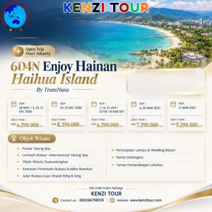 6D4N Enjoy Hainan Haihua Island
